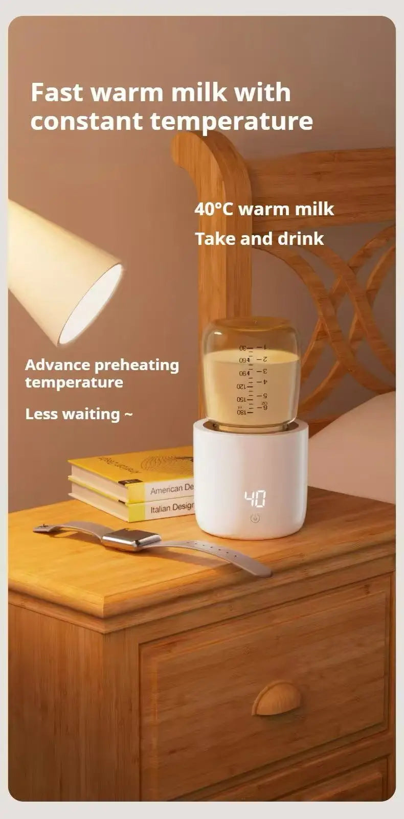 2-In-1 Wireless Milk Bottle Warmer